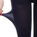 EVERSWE Women's 80 Den Soft Opaque Tights, Women's Tights (Totally Black)