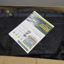 [Windscreensupplyco] 60-70% 10 FT X 20 FT Mesh Tarp/Shade Cloth 9-Needle Knitted Heavy Duty Black with Grommets for Green House, Garden, pergola, Pools, Dump Truck