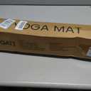 YOGATI Yoga Mat Thick Non Slip with Alignment Lines and Carrying Strap, Large Pilates Mat for Women, Extra Grip Home Gym Workout, Fitness & Exercise Mats, 6mm Dual Layer TPE, 72 x 24 in, Beige Brown
