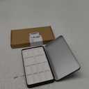 Travel Watercolor Palette, Portable Ceramic Palette 14 Well, Watercolor Palette with Lid, Empty Wet Palette Metal Paint Box with Porcelain Palettes(Black Box with Sponge)