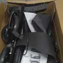 Medline Premium Empower Folding Mobility Rollator Walker with Memory Foam Seat, Black, 300 lb. Weight Capacity, 8 Wheels, Cupholder,Rolling Walker for Mobility Impairment, Adjustable Handles