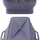 Original Air Fryer Silicone Liner, 4 piece set for your air fryer daily essential use, reusable, cleanliness maintaining good condition of your air fryer. The liners are 8.1inch 100% platinum silicone