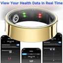 Smart Ring Health Tracker, Activity Tracker for Women & Men, No Subscription Required, Sleep & Heart Rate Monitor, Multi-Sport Modes, Compatible with iOS & Android (Silver, 10)