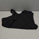 REORIA Women's Sexy Halter Backless Double Lined Tank Top Y2k Trendy Camisole Crop Tops (Black, M)