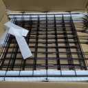 10 Panels Garden Fence Dog Fence Outdoor for Yard, 32 in (H) x 24 ft (L) Rustproof No Dig Decorative Tall Fencing Border for Dog, Rabbits, Patio Temporary Ground Stakes and Flower Vegetable Flower Bed