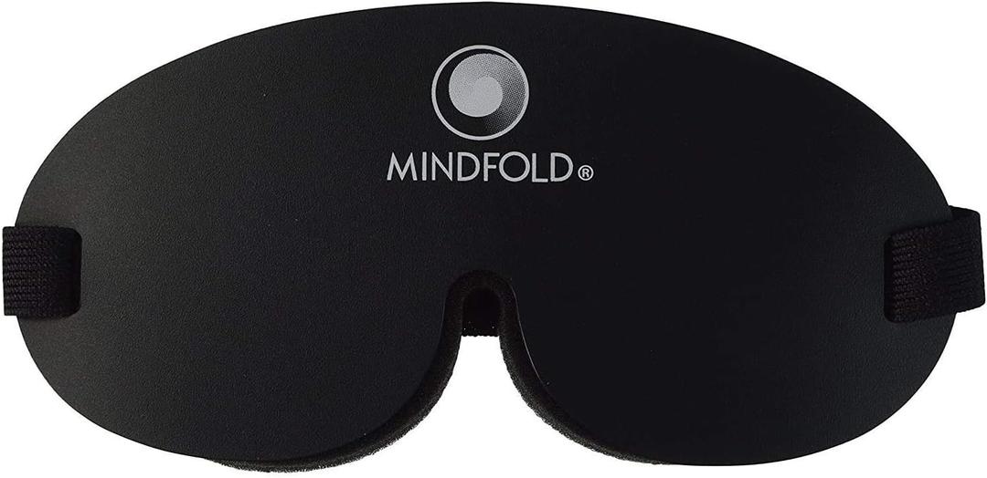 Mindfold Relaxation and Blackout Sleeping Mask, Total Darkness with Your Eyes Open. (1 Count (Pack of 1))
