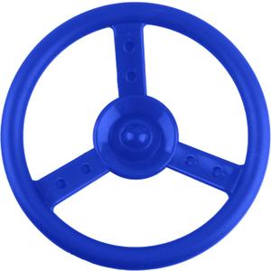 Playground Steering Wheel Accessories Plastic Swingset Steering Wheel Pirate Ship Steering Wheel Playset for Outdoor Backyard Treehouse Playground Jungle Gym (1, Blue)