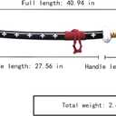 41 inches Stainless Steel Zoro Katana Real Metal Anime Cosplay Sword,Yama Enma/Trafalgar Law/Luffy Kitetsu/Shusui/Wado Ichimonji