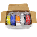 DO3D 5 in 1 3D Printer Filament Pack, Yellow, Blue, Orange, Gray, Red