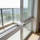 3 x Window Locks Window Stopper for Horizontal Sliding Windows Sliding Glass Door Lock with Keys Window Opening Control Device No Drill Easy Install