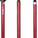 Wake Bike SeatPost Aluminum Alloy 27.2mm 30.9mm 31.6mm Bicycle Seat Post 400mm for Mountain Road Bikes BMX (Red)