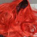 4PCS Sally Christmas Costume Women Adult, Cosplay Dress with Red Wig Fishnet Tights, Halloween Party Dress Up Size Small