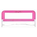 Dream On Me Mesh Security Bed Rail Toddler Safety Guard with breathable mesh, reinforced anchor system, lightweight, portable, fits adult twin-size beds, Pink