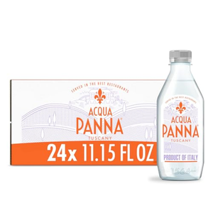 Acqua Panna Natural Spring Water, 11.15 FL OZ Plastic Water Bottles (24 Count) EXP. 01/2026