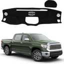 YYCKE Dash Cover Mat Custom Fit for 2014-2021 Toyota Tundra Accessories Dashboard Pad Carpet Protector