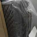 Pariitadin Leather Car Seat Covers Full Set, Waterproof Breathable Faux Leather Automotive Seat Covers for Cars, Non-Slip Car Interior Covers Universal Fit Most Cars Sedans Trucks SUVs, Gray