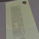 FOPETT Wireless Keyboard and Mouse Combo, 104 Keys Full-Sized 2.4 GHz Round Keycap Colorful Keyboards, USB Receiver Plug and Play, for Windows, Mac, PC, Laptop, Desktop (GradientPink)