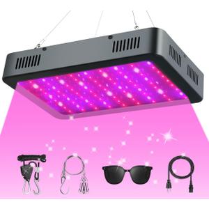 2000W LED Grow Light, Full Spectrum Plant Light with Daisy Chain, Grow Lights for Indoor Plants Greenhouse Hydroponic Growing Lamps with Veg Bloom Switch Coverage 5x5ft