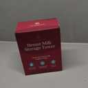 Nurse & Nourish Breast Milk Storage Tower & Freezer Organizer Bin - Space-Saving Rack for Breast Milk Storage Bags - Flat-Freeze Tray for Freezer Bins - First-In, First-Out for Baby Essentials - White (1 Pack)