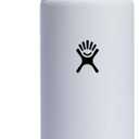 Hydro Flask Wide Mouth Bottle with Flex Sip Lid - Insulated Water Bottle Travel Cup Coffee Mug White 20 oz