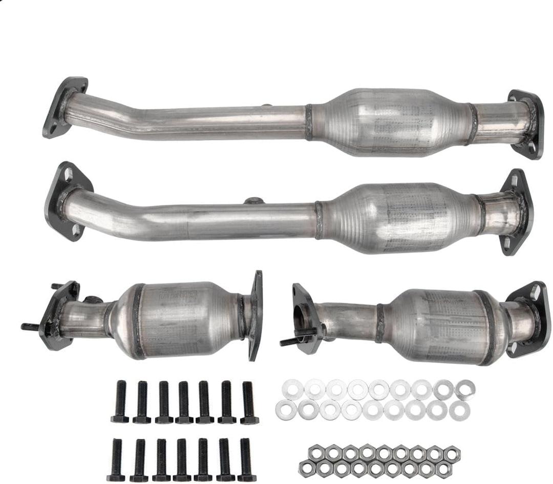 Catalytic Converter Stainless Steel Replacement For 2005-2018 Frontier, 2005-2012 Pathfinder, 2005-2015 Xterra 4.0L Replace 16399, 16400, 16467, 16468 (EPA Compliant)