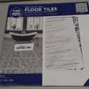 FloorPops 12-in by 12-in Charcoal REO Peel & Stick Floor Tiles, FP4947