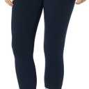 Jockey Women's Activewear Cotton Stretch Capri Legging (Large, Dark Navy)