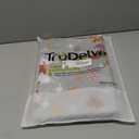 TruDelve Plastic Christmas Tablecloth Rectangle Red Vinyl Christmas Table Cloth Oblong Xmas Table Cover with Snowflake for Party (54'' x 108'', Snowflake)