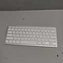 OMOTON Wireless Keyboard for Mac, Keyboard for Mac, Stable Bluetooth & Ultra-Slim Portable, Ergonomic Design, Compatible with MacBook Pro/Air/iMac, Silverwhite