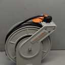 Giraffe Tools Pressure Washer Hose Reel, 1/4"  65ft Pressure Hose Reel, Auto Rewind Power Washer Hose Reel, Wall/Floor Mounted, 3200 PSI (65 ft)