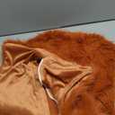 MIULEE Pack of 2 Fall Luxury Faux Fur Throw Pillow Cover Deluxe Decorative Plush Pillow Case Cushion Cover Shell for Sofa Bedroom Car 18 x 18 Inch Rust Orange