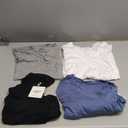 Womens Summer Tops Short Sleeve T Shirts V Neck Women Tops Loose Casual Tee Trendy Clothes, Size XL