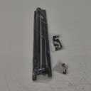 Curtain Rods for Windows 30-62 Inch, 5/8" Matte Black Curtain Rods, Stainless Steel Small Curtain Rod for Bedroom, Living Room,Kitchen,Farmhouse, Outdoor Curtain rod Black