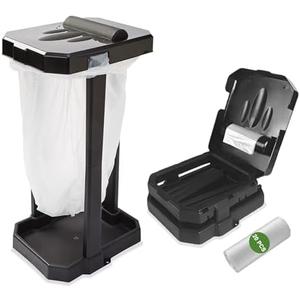 Amazon.com: Toconv Collapsible Trash Bag Holder with 20 Pcs Trash Bags, Portable Trash Can with Trash Bag Storage, Waste Bin for Camping, RV, Picnics, Home and Recycling : Industrial & Scientific