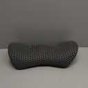 Lumbar Support Pillow for Office Chair, Memory Foam Lumbar Pillow for Lower Back Pain Relief (Grey)