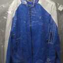 Nautica Mens Lightweight Sailing Jacket  Waterproof & Windproof, Breathable (XX-Large, White/Blue)