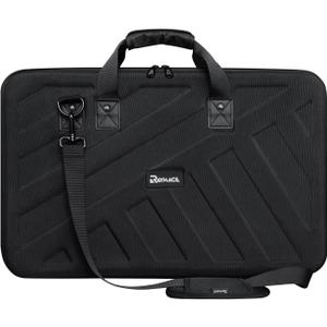 RAYMACE Hard EVA DJ Controller Case, Fits Pioneer DDJ SR,SR2,DDJ-REV1,Denon MC4000,Numark NVII, Mixtrack Pro 3,NV Platinum, Hercules Inpulse 500Protective Travel Storage Bag (22.8x14.6x3.5Inch)