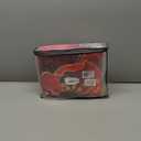 Black and Red Comforter Set King Size Vintage Gothic Floral Bedding 3 Pcs Luxury Botanical Flower Quilted Comforter for Elegant Women Bedroom Decor,Red Gold/104"x90"