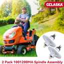 GELASKA 2 Pack 1001200MA Spindle Assembly Replaces Murray 1001194MA 1001046 492574MA 721447 726958 726959 94129MA 092574MA for Murray 42 inch Deck Spindle, Murray 38 40 42 46 inch Deck Spindle