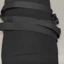 Lumbar Support Pillow for Office Chair & Car,Back Support for Office Chair,Adjustable Straps Securely Fixed Seat (Black)