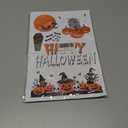 3 x Halloween Party Decorations - Reusable Window Clings for Halloween Decorations Indoor Outdoor | Pumpkin Ghost Static Window Decor Stickers for Office Party Favors Supplies Crafts Gifts Toys for Kids (Black)