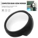 3 Pcs Computer Mirror Minipc Clip on Mirror Security Monitor Mirror Convex Mirror Cabinet Rearview Monitors Blind Spot Mirror Mini-pc Work Anti- Mirror Acrylic Lens Optional