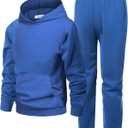 Arshiner 2 Piece Outfit Boys Pullover Hoodies Sweatshirt Suit For Kids Tracksuit Set (9-10 Years)