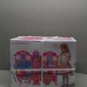 My Dreamy Doll House, Dollhouse Playhouse with Large Rooms & Big Furnitures, Including Elevator, Foldable Dolls House Toys Gifts for Girls Kids Ages 3+