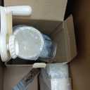 SUSTEAS Rotary Cheese Grater with Handle - Vegetable Shredder with 5 Well-designed Blades & Strong Suction Base,Round Mandoline Slicer & Food Chopper for Kitchen,with Blade Storage Box(Beige)