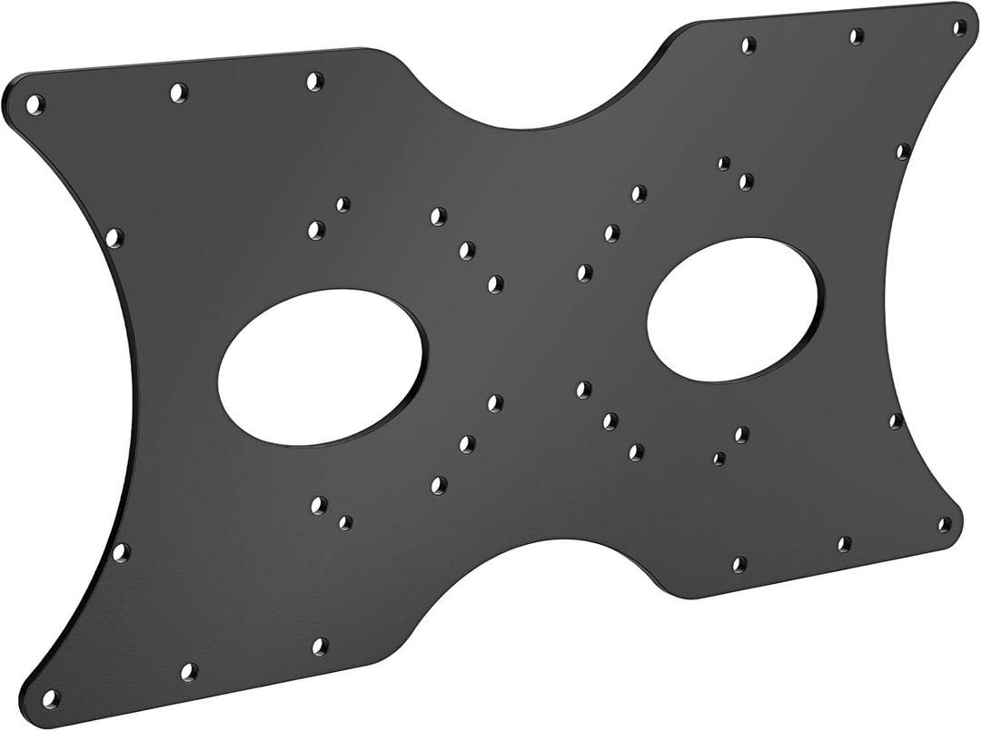 TV Mount Adapter Plate Bracket, Conversion Kit for VESA LCD LED up to 400x200mm, Suitable for Screens 32" to 55", Hardware Included, Black
