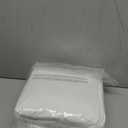 King Size Waterproof Mattress Protector Quilted, Breathable Ultra-Soft Filling Mattress Pad, Fitted Deep Pocket Mattress Cover Fits 6''-25'' Mattress White