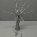 Meonum 16in Christmas Tree Topper with LED Light  25 of 100 Lights Twinkle, Christmas Star Tree Topper for Holiday Decor, Universal Size, Lightweight and Easy to Install(Silver, 16inch)