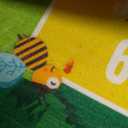 5' x 7' Classroom Rug, Carpets Schoolgirl Style Pastel Smileys Educational Area Rugs for Kids Room Seating Dcor, Play Carpet for Teaching and Playroom (Smiley Face Rug, 5x7ft)