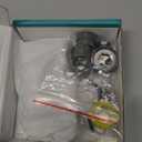 1080°Swivel Faucet Extender, Sink Water Faucet Aerator Extension in Brass, Swivel Robotic Arm Bathroom Faucet Extender, Kitchen Rotating Extension Filter with 2 Mode Splash